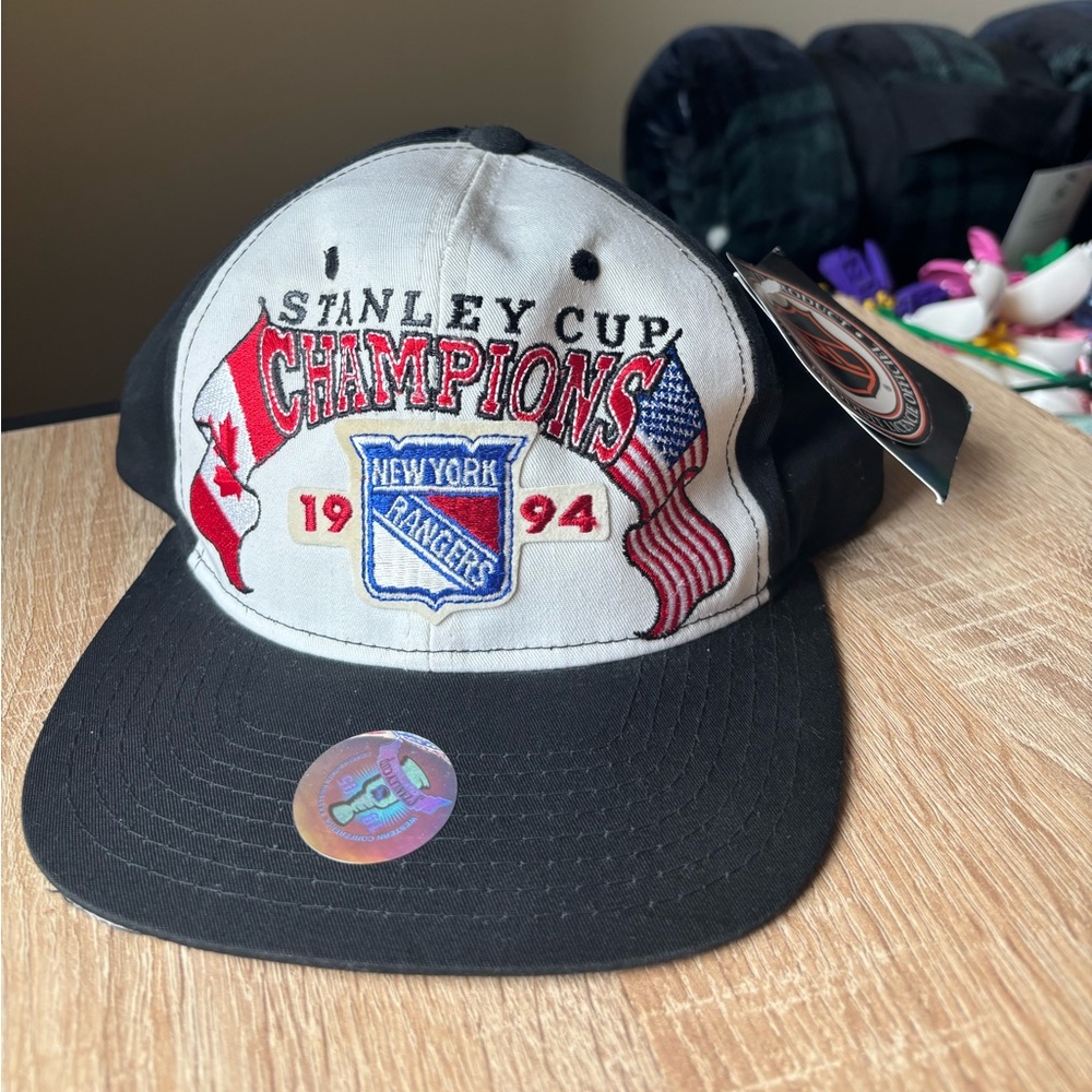 Vintage Starter 1994 New York Rangers Stanley Cup Champions Snapback Hat NWT